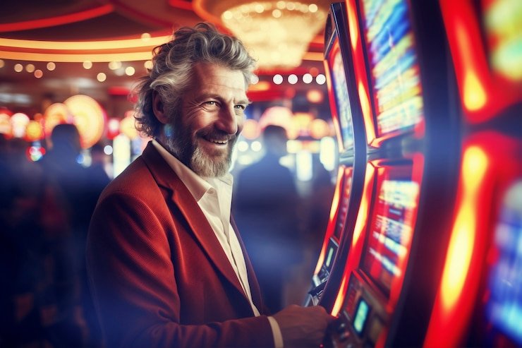 hanabi slot free-play account dashboard showing play-credit balance and live table lobby